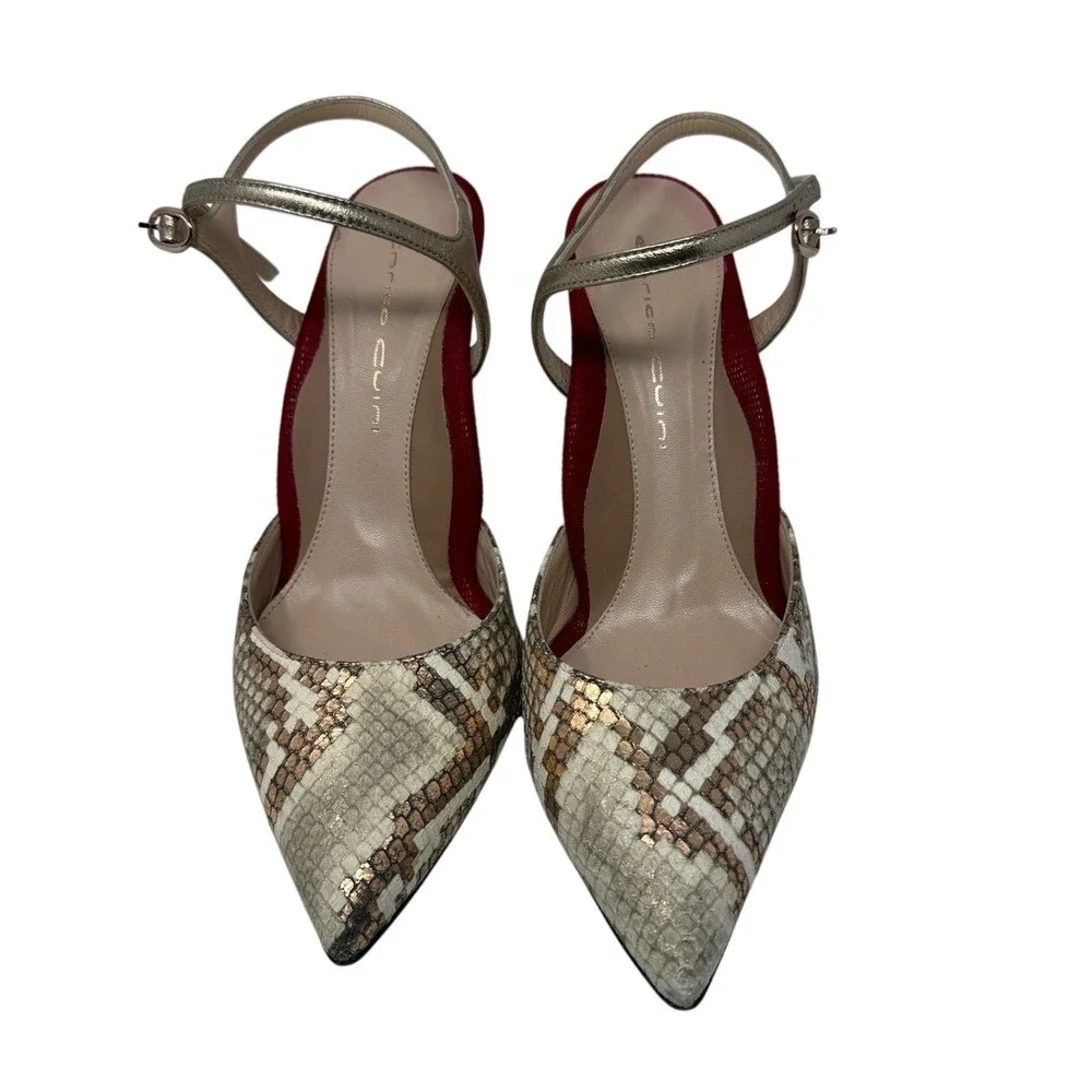 Enrico Cuini Faye Fireworks heels Women's‎ size 37.5